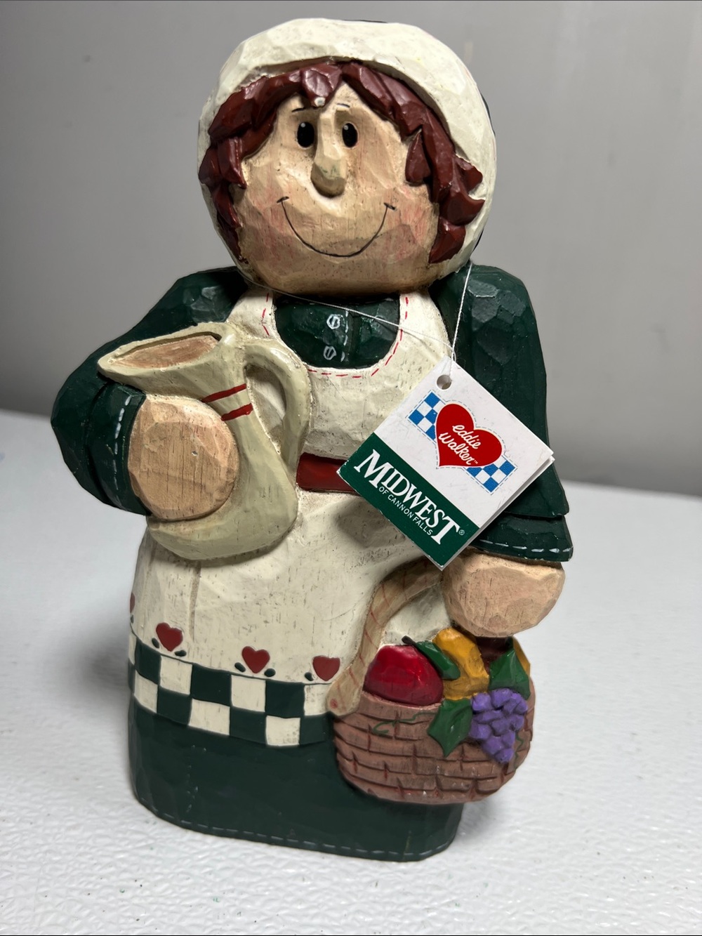 Eddie Walker Pilgrim Figurine 8.5” Midwest of Cannon Falls Nice